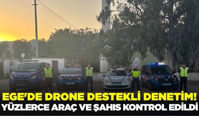 Ege'de yüzlerce sürücü denetlendi