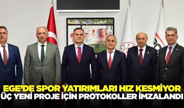 Ege'de spor altyapısını güçlendirecek yeni yatırımlar hayata geçiriliyor