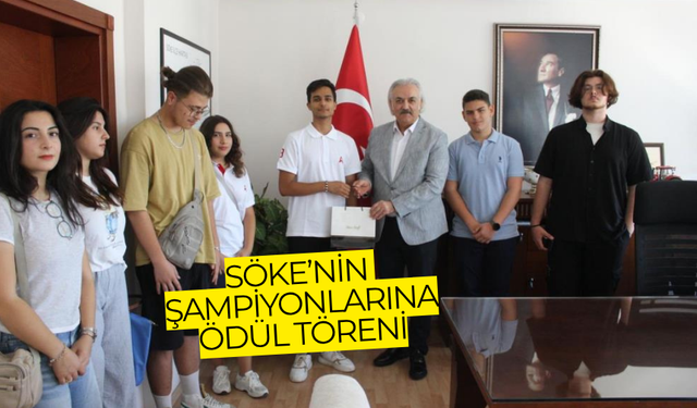 Sökeli öğrencilerin YKS ve LGS başarısı ödül töreniyle kutlandı