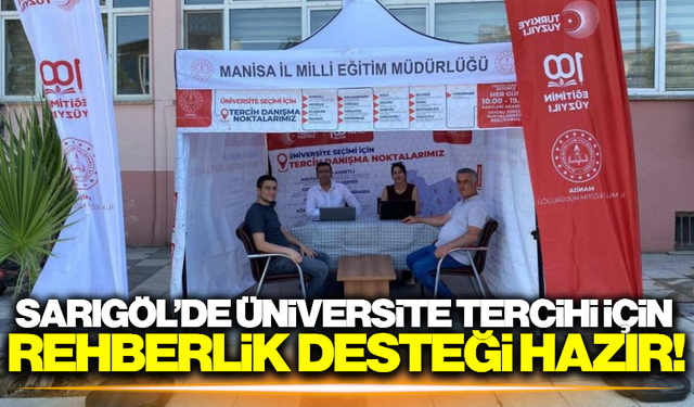Sarıgöl İlçe Milli Eğitim'den öğrencilere rehberlik desteği!