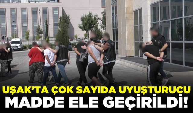 Uşak'ta operasyon: 5 şahıs tutuklandı