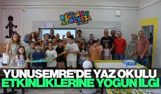 Yunusemre'deki 'Kendin Yap Atölyeleri' öğrencilerden tam not aldı