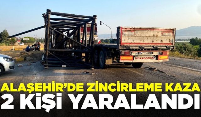 Alaşehir'de trafik kazası: 2 yaralı