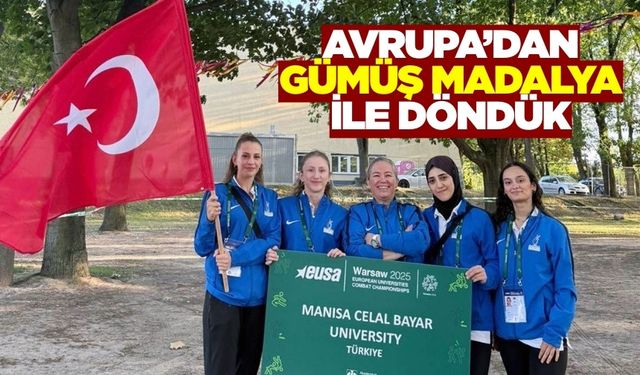 MCBÜ’lü Beyza Nur Akgül’den Avrupa İkinciliği