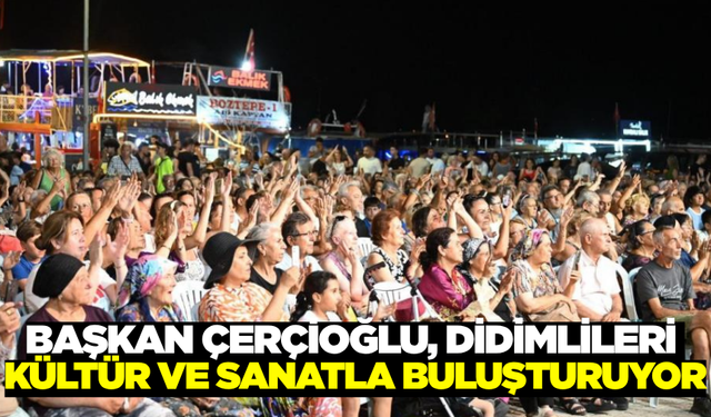 Aydın Büyükşehir Belediyesi'nden Didim'de yaz konserleri coşkusu