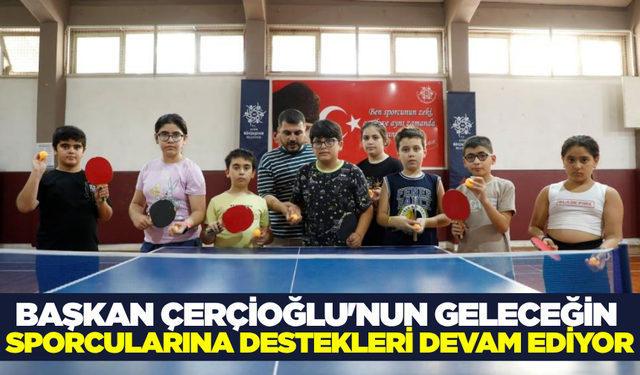 Aydın'da çocuklar masa tenisiyle hem eğleniyor hem gelişiyor