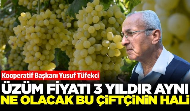 Başkan Tüfekci, üzümde kurtuluş reçetesini önerdi