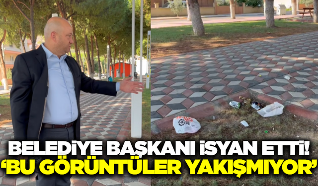 Manisa'da belediye başkanına isyan ettiren görüntüler!