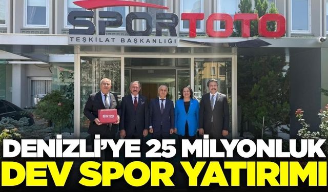 25 milyonluk dev spor yatırımı