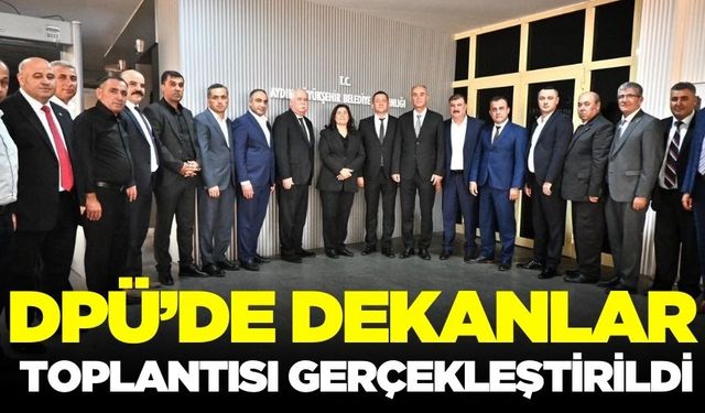 Ege'de dekanlar toplantısı gerçekleştirildi!
