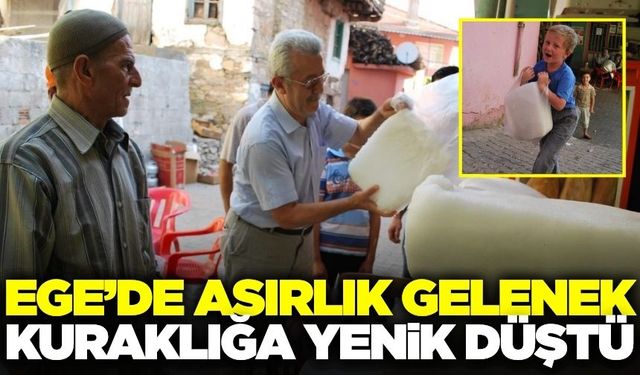 Aydın'da asırlık gelenek kuraklığa yenik düştü