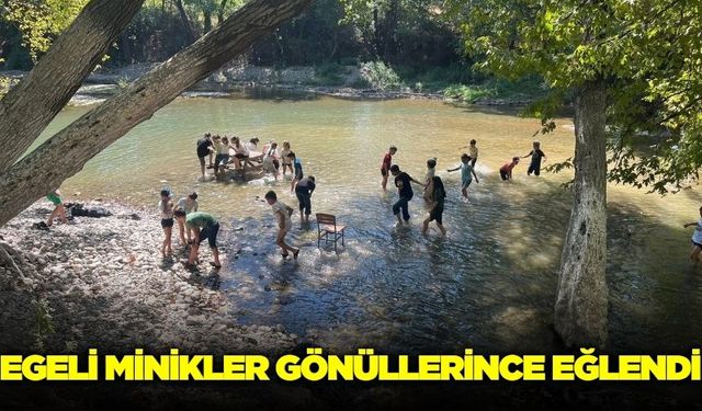 Aydınlı minikler gönüllerince eğlendi