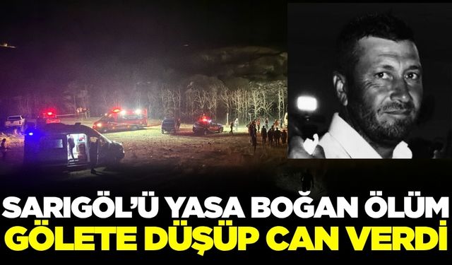 Gölete düşen Sarıgöllü şahsın cesedine ulaşıldı
