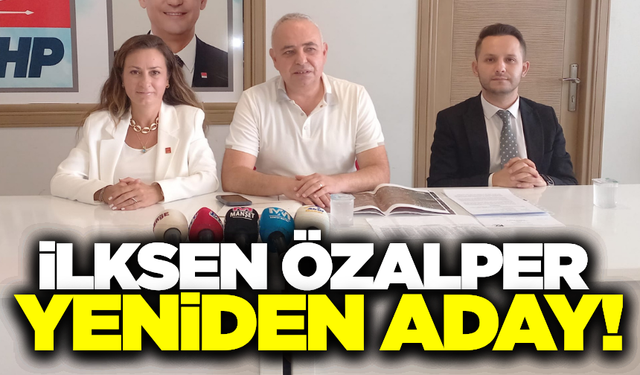 CHP Manisa İl Başkanı Özalper yeniden aday olduğunu duyurdu!