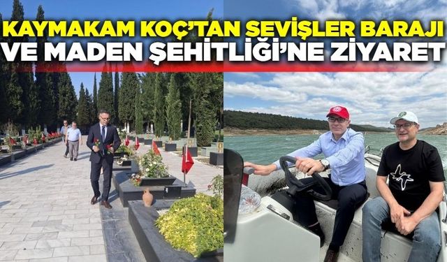 Kaymakam Koç, balıkçılarla buluştu ve şehit madencileri andı
