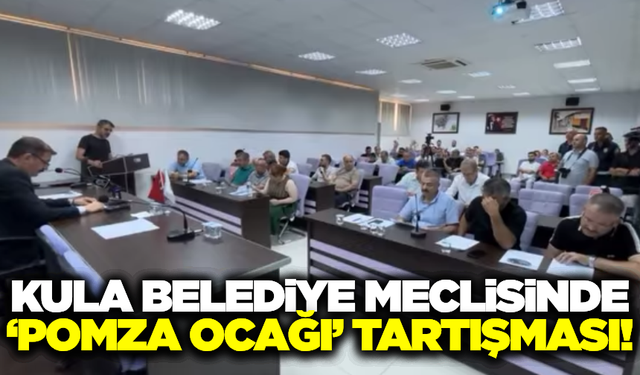 Kula Belediye Meclisinde gerginlik!