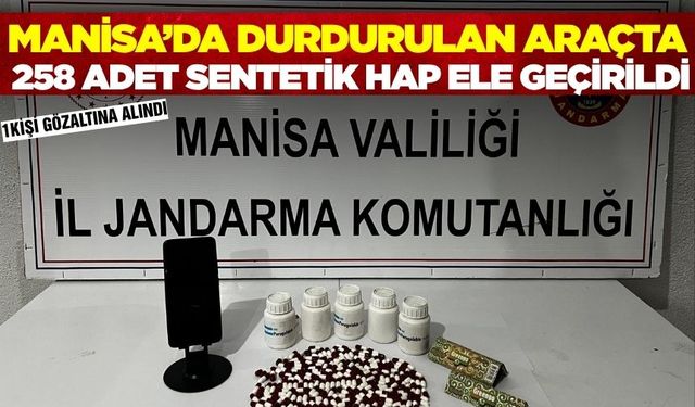 Manisa'da durdurulan araçtan uyuşturucu çıktı!