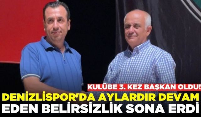 Kulübe 3. kez başkan oldu!