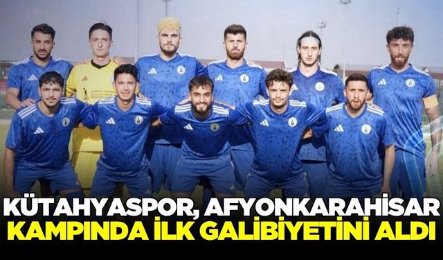 Kütahyaspor, ilk galibiyetini aldı!