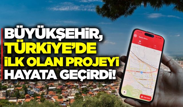 Türkiye'de bir ilk: Manisa Büyükşehir'den hayat kurtaran uygulama!