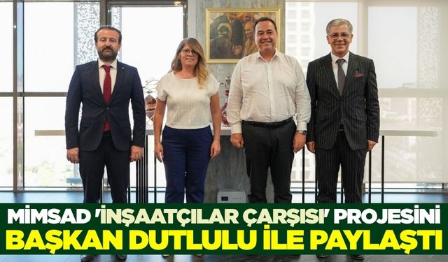 Manisalı inşaatçılar, Başkan Dutlulu'yu ziyaret etti