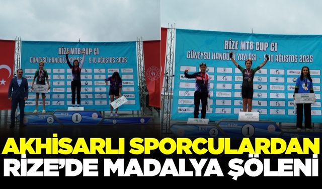 Manisalı sporcular madalyalarla geri döndü