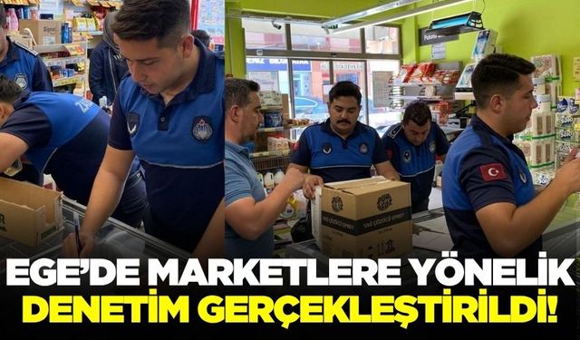 Ege'de denetimler devam ediyor