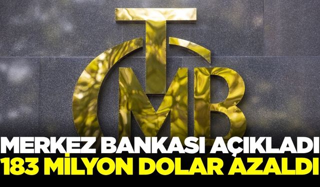 Merkez Bankası'ndan haftalık rezerv açıklaması geldi