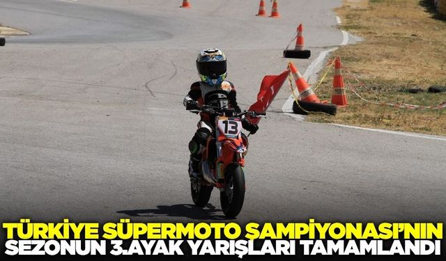Ege'de Süpermoto Şampiyonası'nın 3. Ayak Yarışları Tamamlandı