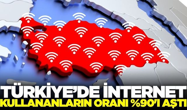 İnternet Kullanım Oranı %90,9’a Yükseldi