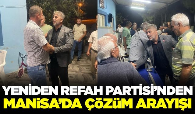 Yeniden Refah Partisi Yunusemre'den Kırsal Mahallelere Çözüm Arayışı