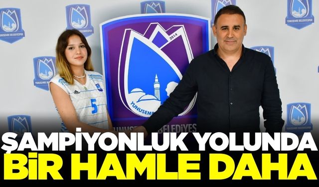 Yunusemre Belediyespor voleybol takımını güçlendirmeye devam ediyor