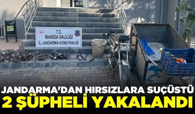 Manisa'da hırsızlara suçüstü baskın!