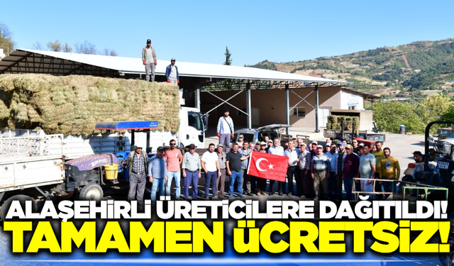Alaşehir Belediyesi'nden üreticiye destek!