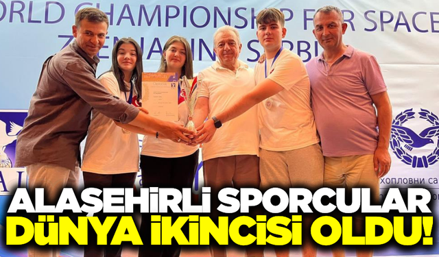 Alaşehirli gençler Dünya Şampiyonası'na damga vurdu