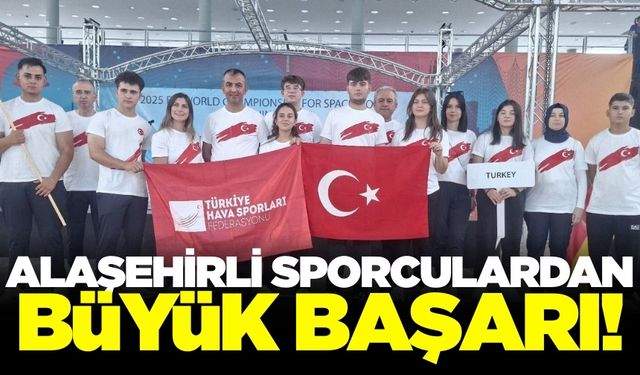 Alaşehirli milli sporculardan Dünya Şampiyonası'nda ikincilik