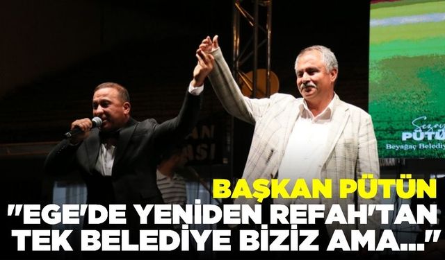 Başkan Pütün'den particilik değil hizmet vurgusu!