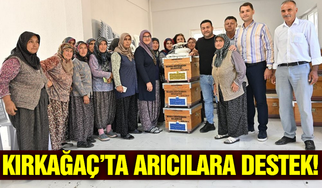 Büyükşehir'den Kırkağaç'taki arıcılara destek!