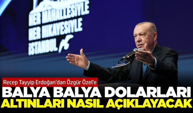 Cumhurbaşkanı Erdoğan'dan, Özgür Özel'e 3K'lı gönderme!