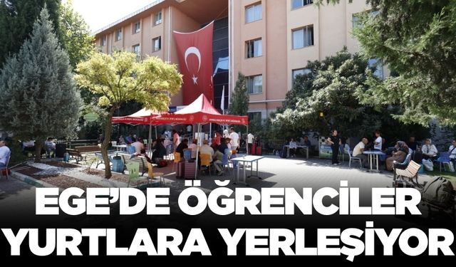 Denizli’de KYK yurtlarında kayıt heyecanı