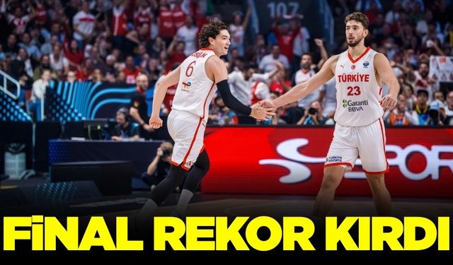 Türkiye'nin final maçı izlenme rekoru kırdı