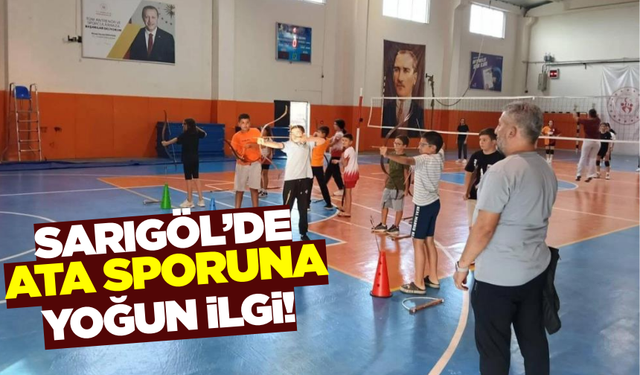 Sarıgöllü gençlerden 'Ata Sporuna' tam isabet!