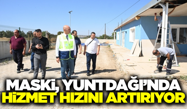 Manisa'nın Yuntdağı bölgesine daha hızlı hizmet