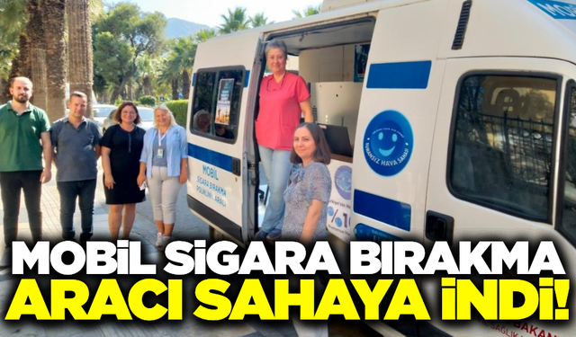 Manisa'da mobil sigara bırakma aracı hizmete girdi