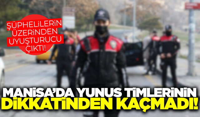 Manisa'da  Motosikletli Yunus Timleri Uyuşturucu Ele Geçirdi