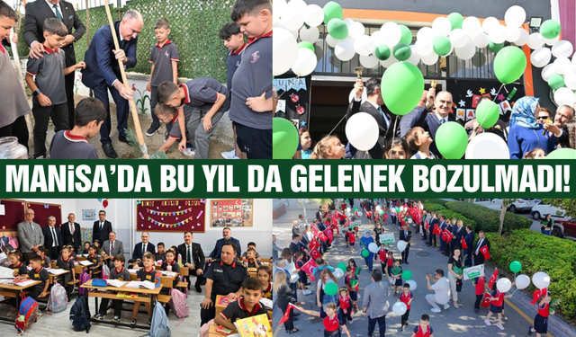 Manisa’da yeni eğitim yılı 'Yeşil Vatan' temasıyla başladı
