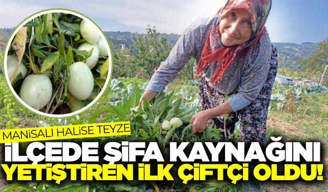 Manisalı Halise Teyze ilçede bir ilki gerçekleştirdi!