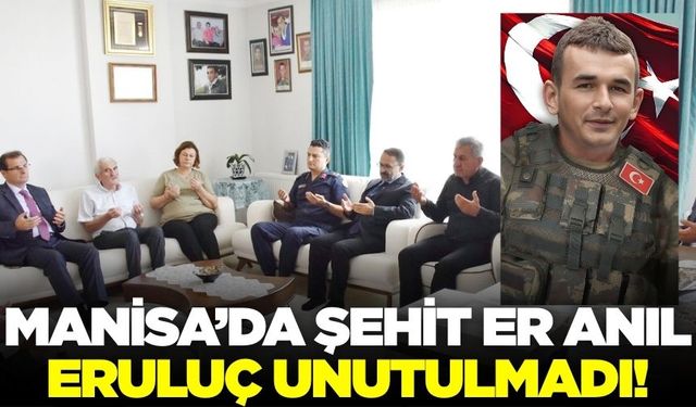Salihlili Şehit Eruluç, şehadet yıldönümünde dualarla anıldı!