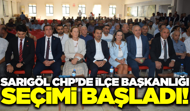 Sarıgöl CHP'de Kongre Heyecanı: Yeni Başkan Belli Oluyor