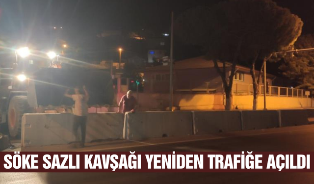 Söke'de kavşak sorunu çözüldü